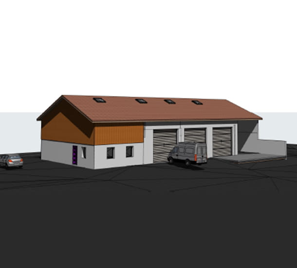 Bâtiment des services techniques – Saint-Jean-Soleymieux (42)