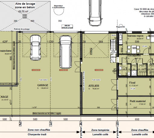 Bâtiment des services techniques – Saint-Jean-Soleymieux (42)